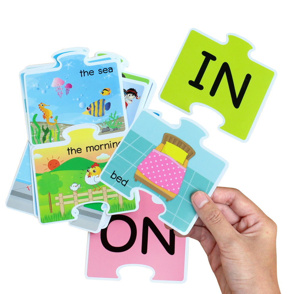 Two Piece Matching Puzzles Game ET-563 Prepositions In On At