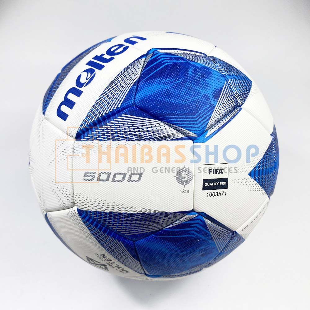 (ของแท้ 100%) ลูกฟุตบอล ลูกบอล Molten F5A5000 ของแท้ เบอร์5 หนัง PU ชนิดพิเศษ รุ่น Official Match Ball ใช้แข่งเกมส์นานาชาติ