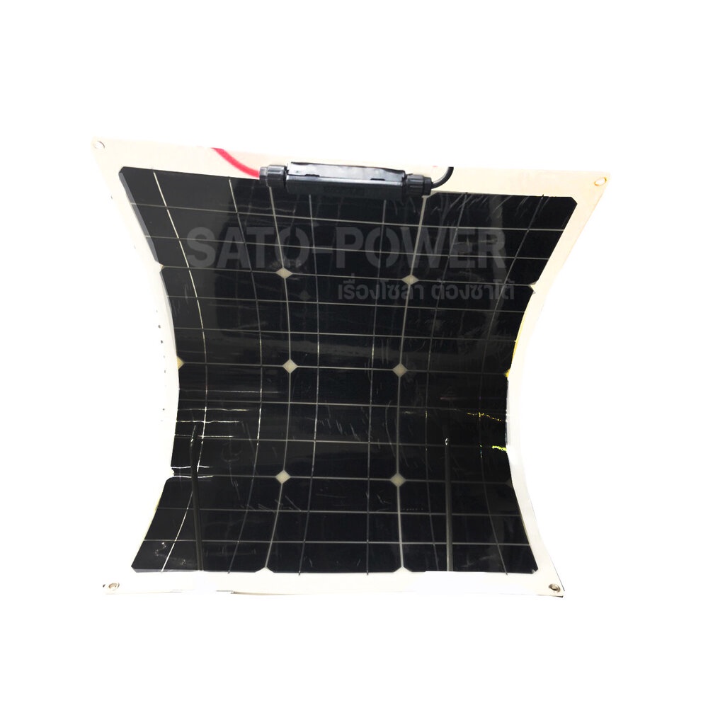 PV Panel Flexible type MONO 30 W แผงโซล่าเซลล์ชนิด บาง อ่อน โมโน 30 วัตต์ แผงโซล่าเซลล์ แผงพลังงงานแสงอาทิตย์ แผ่นโซล...