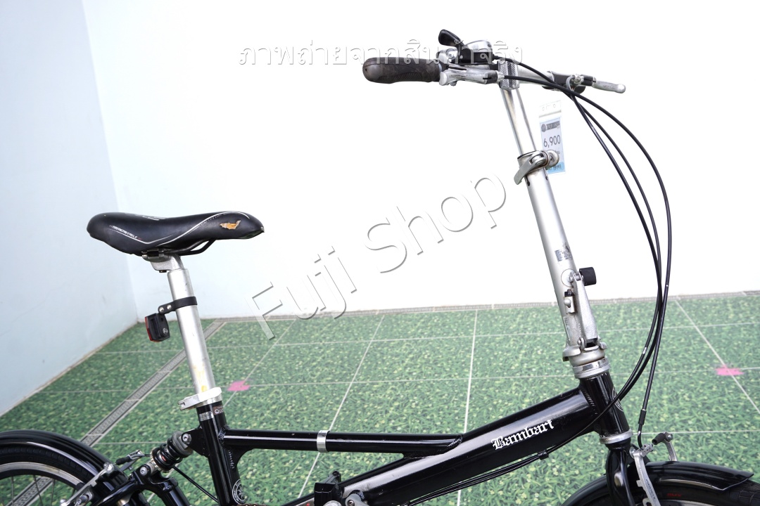 จักรยานพับได้ญี่ปุ่น - ล้อ 20 นิ้ว - มีเกียร์ - อลูมิเนียม - Bambart - สีดำ [จักรยานมือสอง]