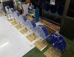 เครื่องออกรางวัลตู้อะครีลิค (สำหรับกระดาษม้วนชิงโชค เป็นแท่ง)