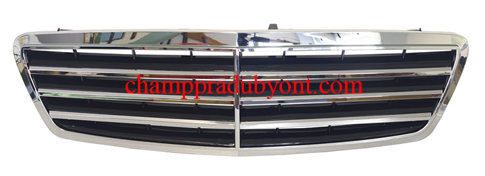 กระจังหน้า BENZ C-CLASS W203 01-07 แบบโครเมี่ยม 6 เส้น