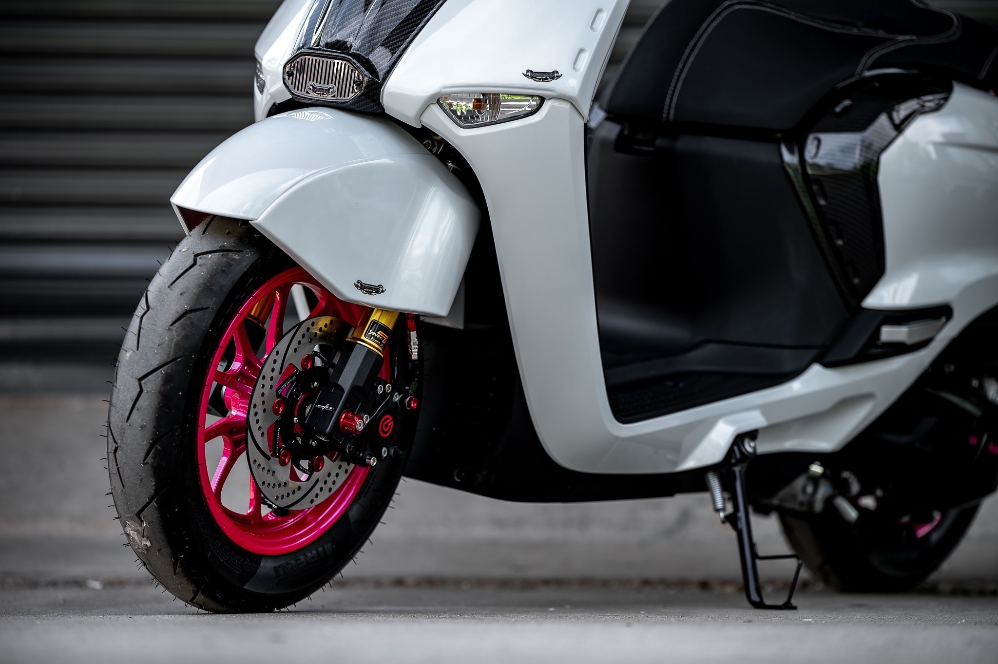 งาน ครอบข้างแฟริ่งใต้เบาะ Side cover under seat 1500฿ (งานสี) 1700฿ ( ลายเคฟล่า )