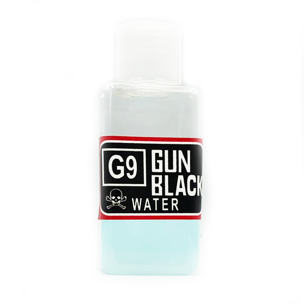 น้ำยารมดำปืน รมดำเหล็ก (แบบรมดำเย็น-ชนิดน้ำ) G9 GUN BLACK WATER