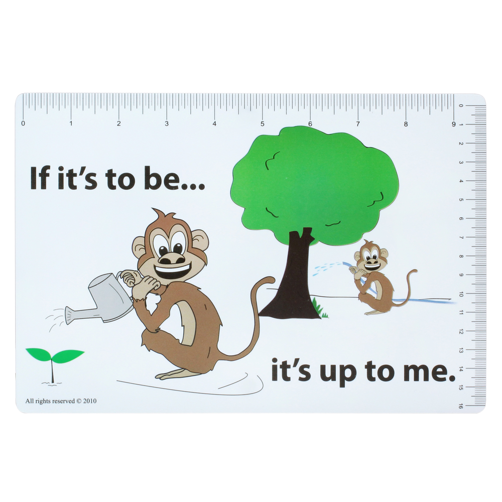 แผ่นรองเขียนพลาสติก พิมพ์ลาย MT-001