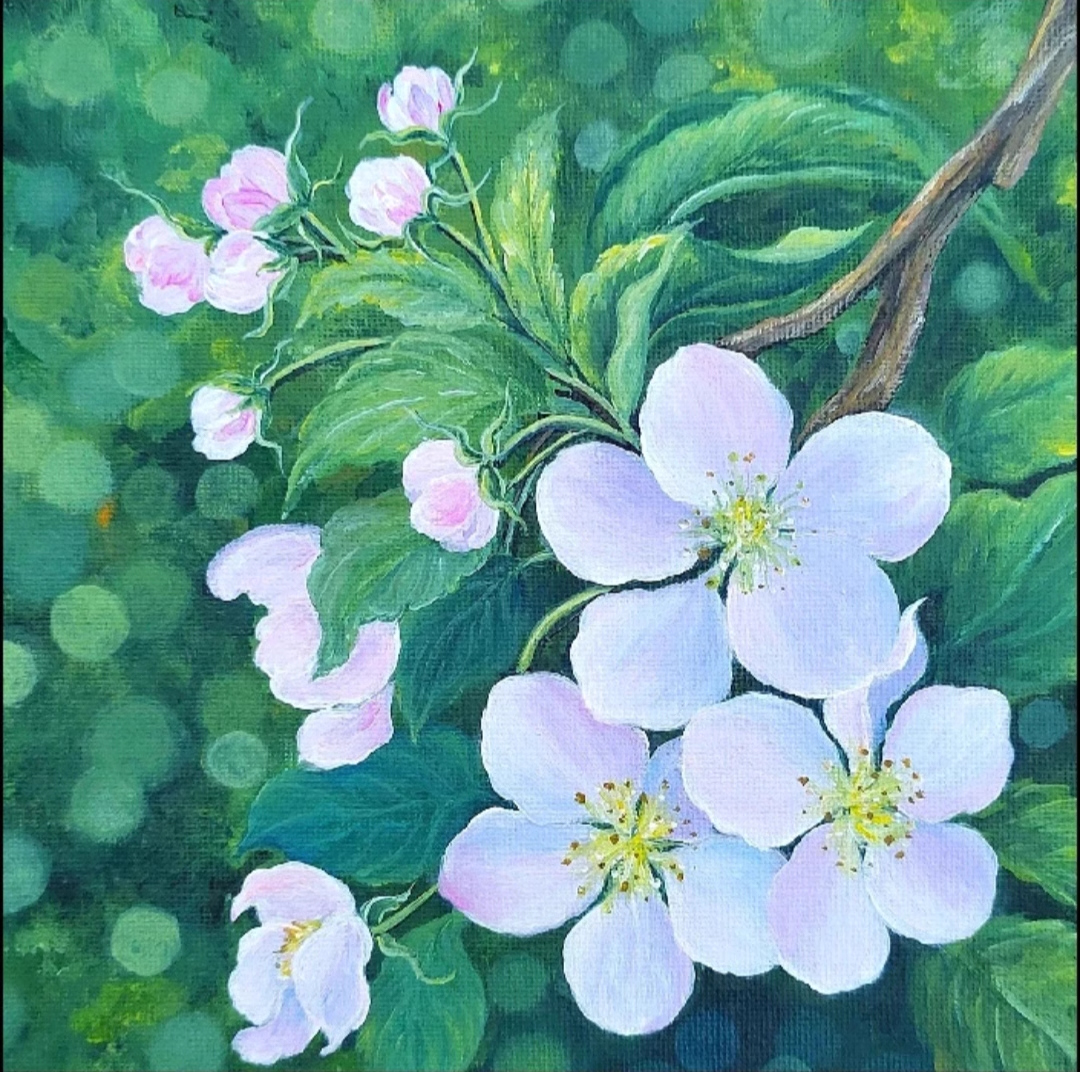 bloom-1117 *สินค้าหมด* ชุดปักครอสติช ลายช่อลีลาวดี (ปักเต็มผืนผ้า ไม่มีเดินเส้น ผ้า 9CTพิมพ์ลาย มีประกาย ปัก 4 เส้นเล็ก) ขนาด 50*50 ซม.ผ้าครอสติช 9CTพิมพ์ลายปักบนผ้า ไหมคอตตอน 33 สี ผังลาย เข็ม