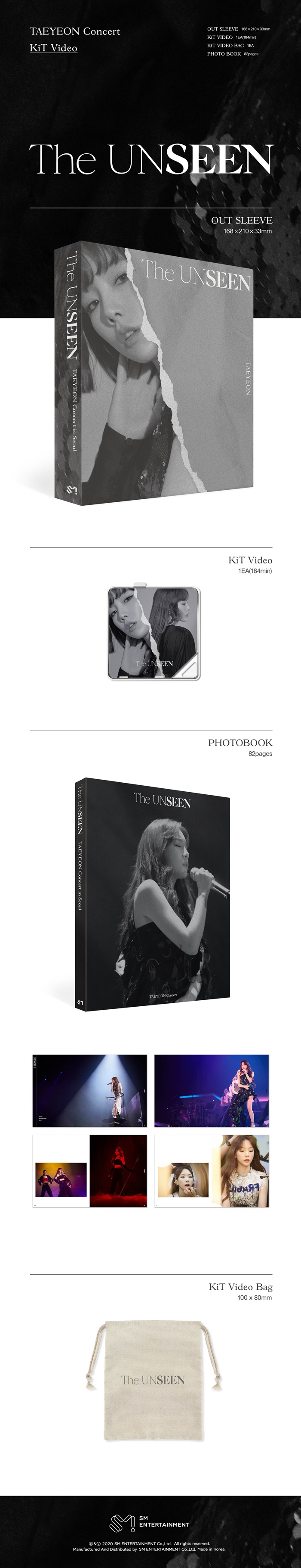[PRE-ORDER] TAEYEON - TAEYEON CONCERT "THE UNSEEN" (Kihno KiT Video)