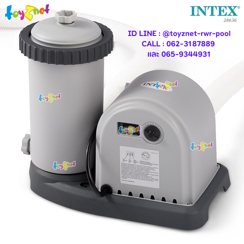 Intex Cartridge Filter Pump 5,678 L/hr (12-18 ft Pool) no.28636