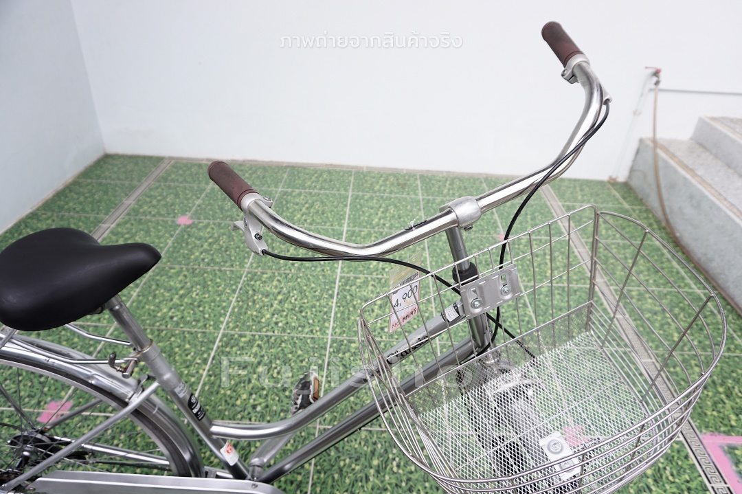 จักรยานแม่บ้านญี่ปุ่น - ล้อ 700x32C - แฮนด์โบราณ - Free Power Classic - สีเงิน [จักรยานมือสอง]