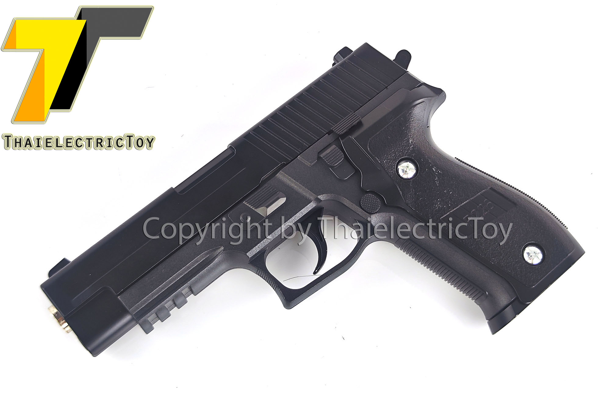 ปืนอัดลมเหล็ก Sig sauer p226 ชักยิงทีล่ะนัด ลำกล้องยาว 7.5 นิ้ว หนัก 507 กรัม