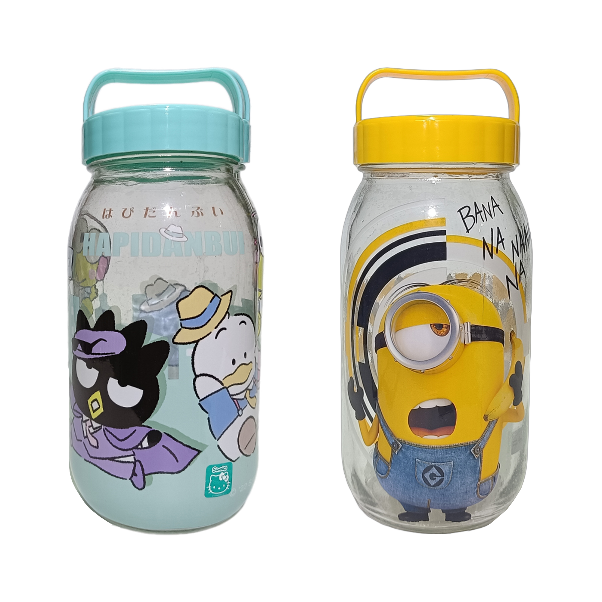 Bottle Jar Hapidanbui Sanrio ขวดโหลเก็บของตัวละครชายจากการ์ตูนซานริโอ