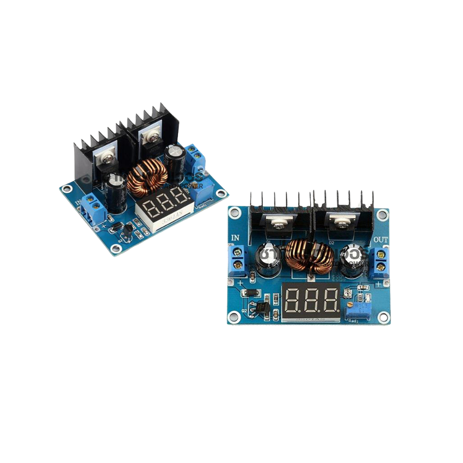 AA516 โมดูลลดแรงดันไฟ พร้อมหน้าจอแสดงผล 4-40VDC to 1.25-36VDC | XH-M404 DC 4-40V 8A | Step Down Voltage Regulator DC XL4016E1 | Module Digital PWM