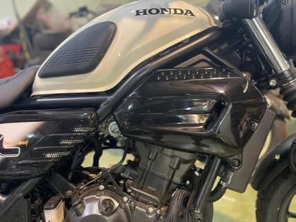 บังเครื่อง V1 Head engine cowl Motolord CL300 2400฿ (สีดำเงา ,สีบรอนซ์ด้าน)