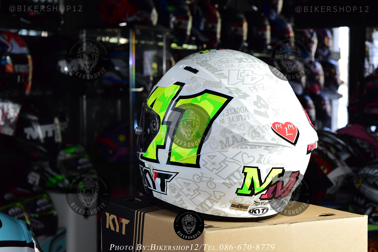 หมวกกันน็อคKYT STRIKER สี ESPARGARO 2021 REPLICA