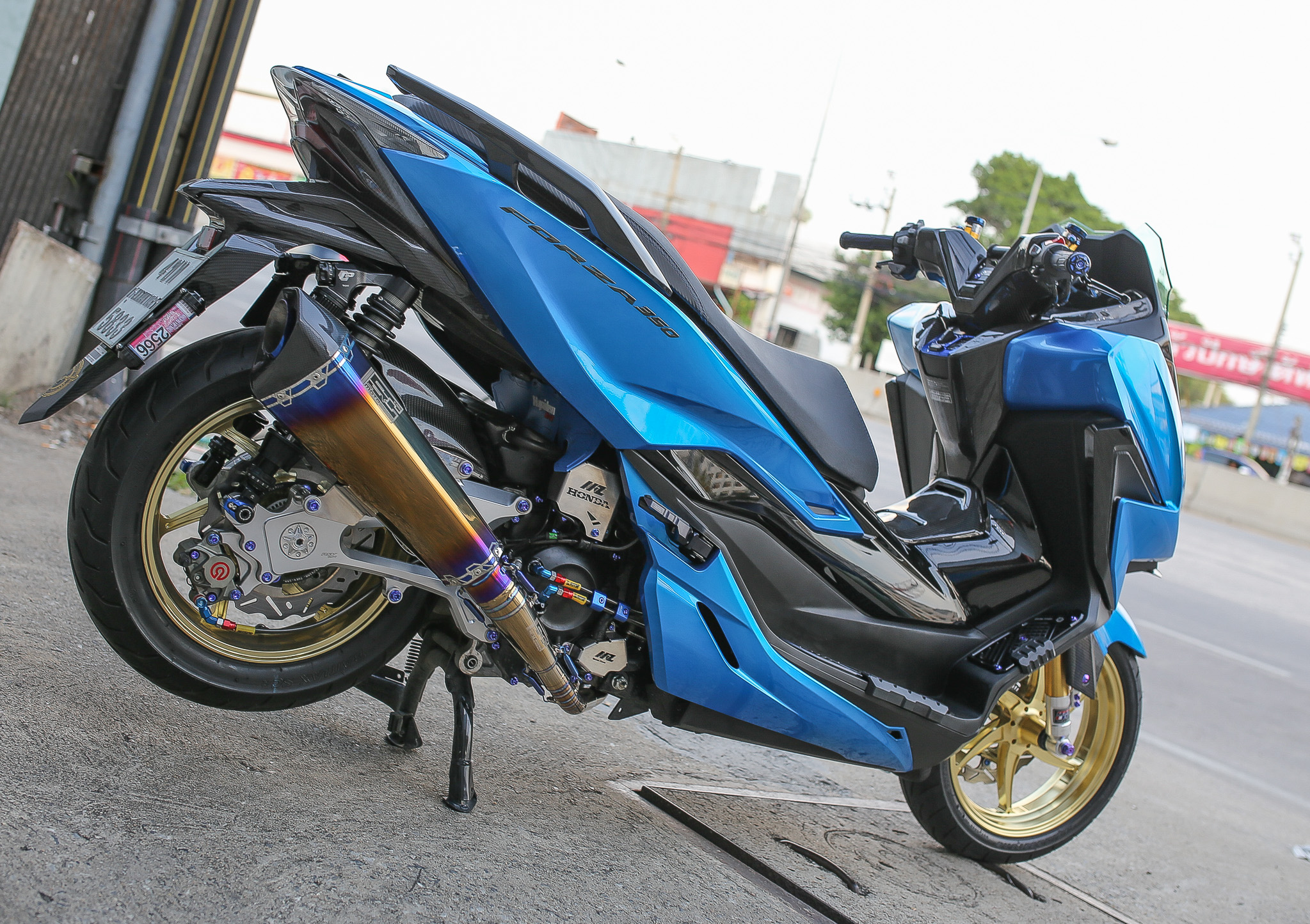 ท่อ Sc moto ไทเทเนียม FORZA 350 ราคา22500