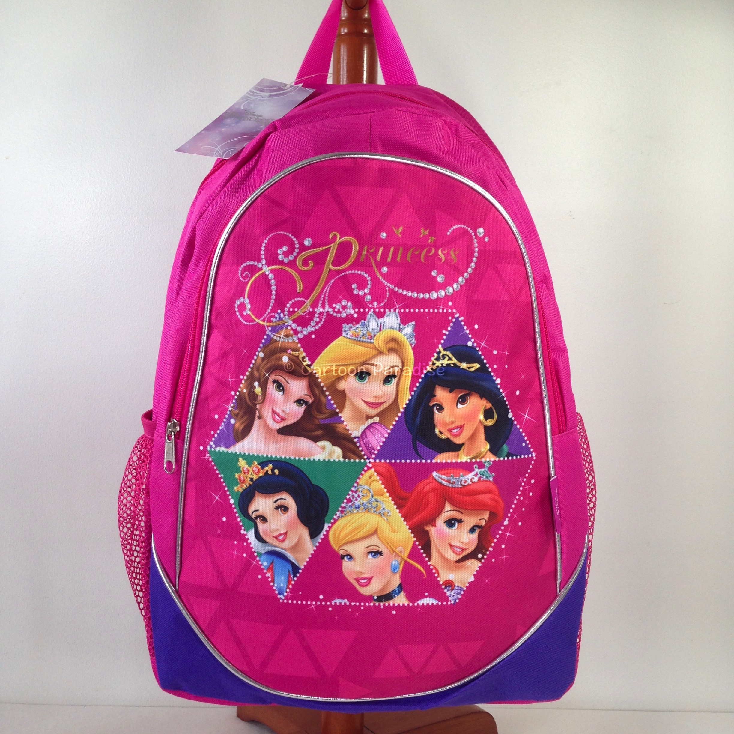 กระเป๋าเป้ เจ้าหญิง 16 นิ้ว ดิสนีย์ พริ๊นเซส Disney Princess Backpack กระเป๋าสะพาย กระเป๋านักเรียน กระเป๋าเด็ก