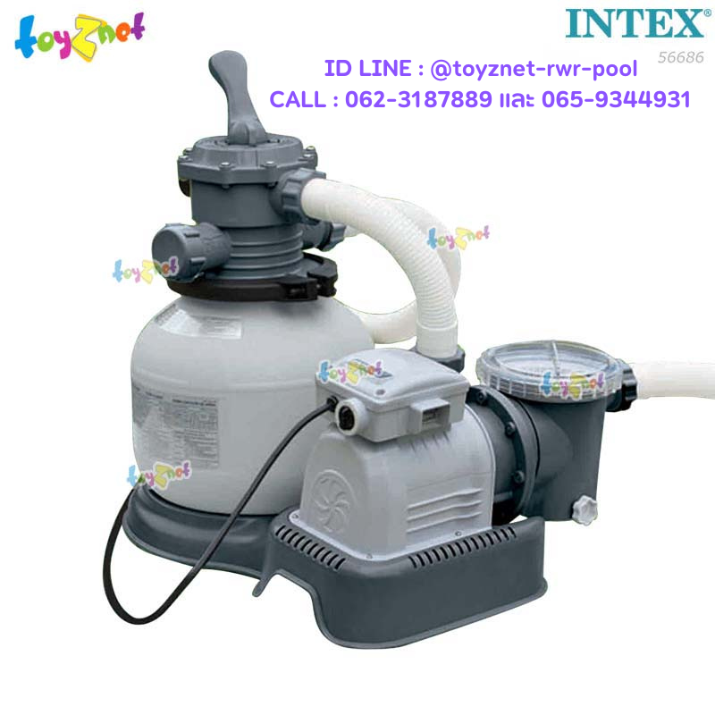 Intex Sand Filter Pump 4,550 L/hr (15-24ft Pools) No.56686 (Mixed Colors)