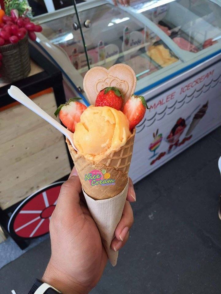 NICECREAM ขอขอบพระคุณบ.มาลีและคุณโอ๋ ที่ไว้วางใจนำน้ำผลไม้มาลี มาผลิตเป็นไอศครีมโฮมเมด @ Central World วันที่ 17-21 มกราคม 2561