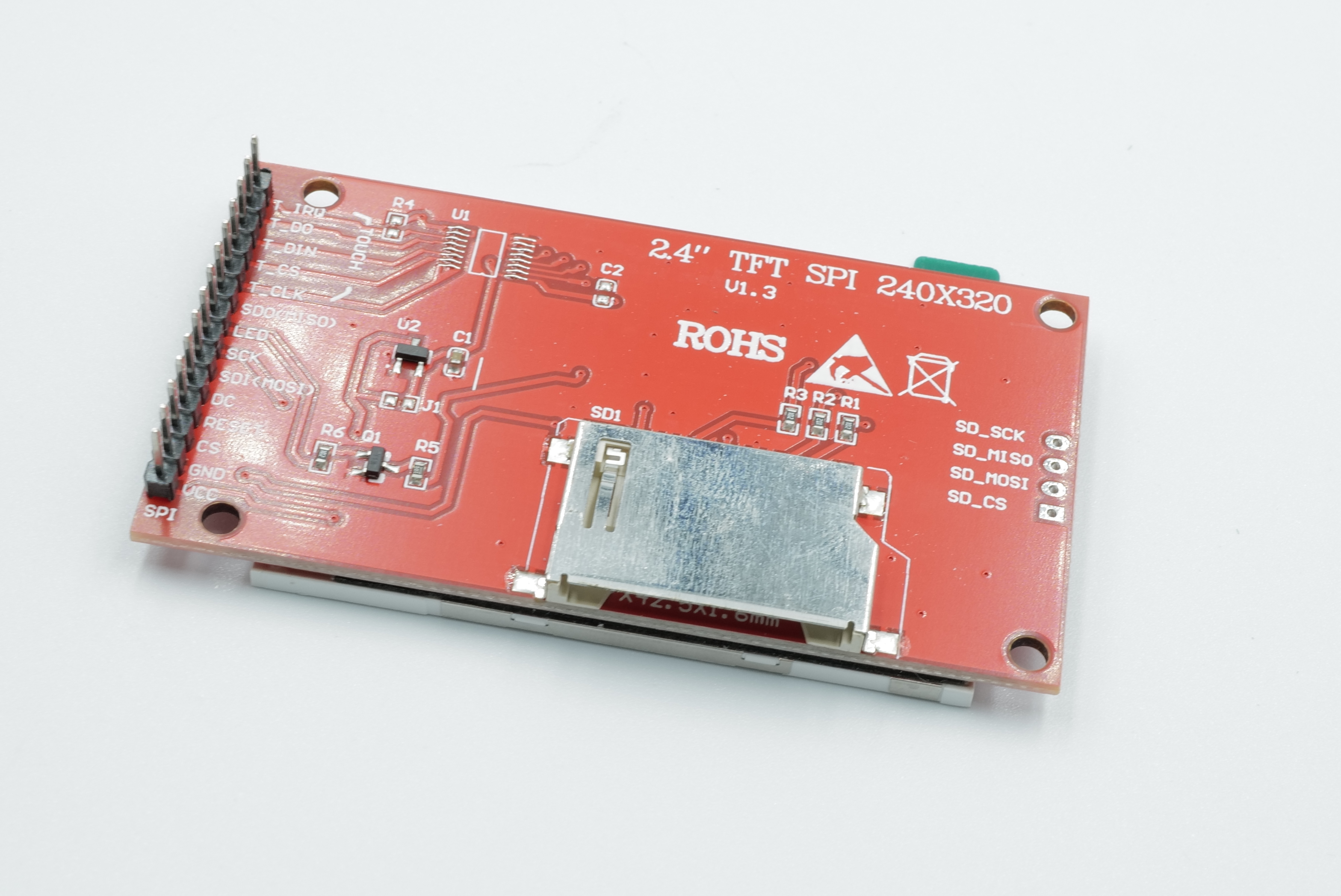 ILI9341 2.4 inch TFT LCD display module with SD card slot