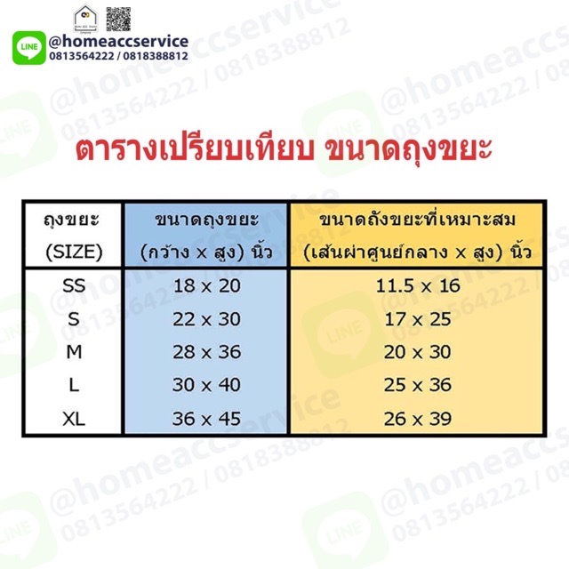 ถุงขยะดํา ขนาด 40x60 นิ้ว 101x152cm แพ็ค 3ใบ 1 กก. - Garbage Bag 40x60"