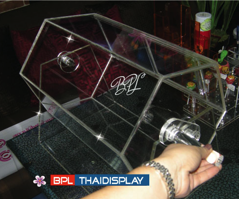 กล่องจับรางวัลแบบหมุนได้ ตั้งบนโต๊ะ (มีพร้อมส่ง)