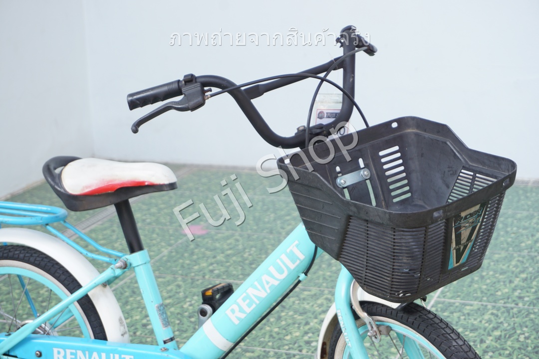 จักรยานเด็กญี่ปุ่น - ล้อ 16 นิ้ว - ไม่มีเกียร์ - Renault - สีฟ้า [จักรยานมือสอง]