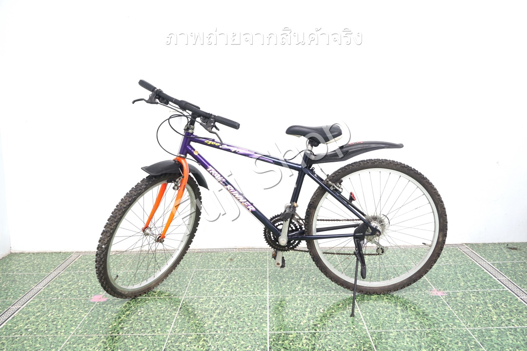 จักรยานเสือภูเขาญี่ปุ่น- ล้อ 26 นิ้ว - มีเกียร์ - Trail Runner - สีม่วง [จักรยานมือสอง]