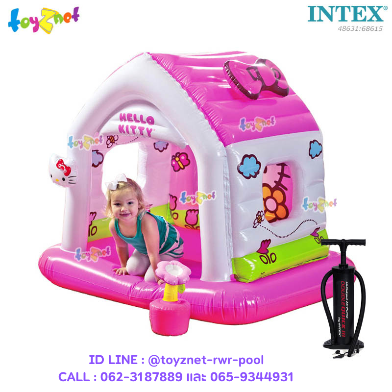 Intex Hello Kitty Fun Cottage no.48631 + Double Quick III Hand Pump