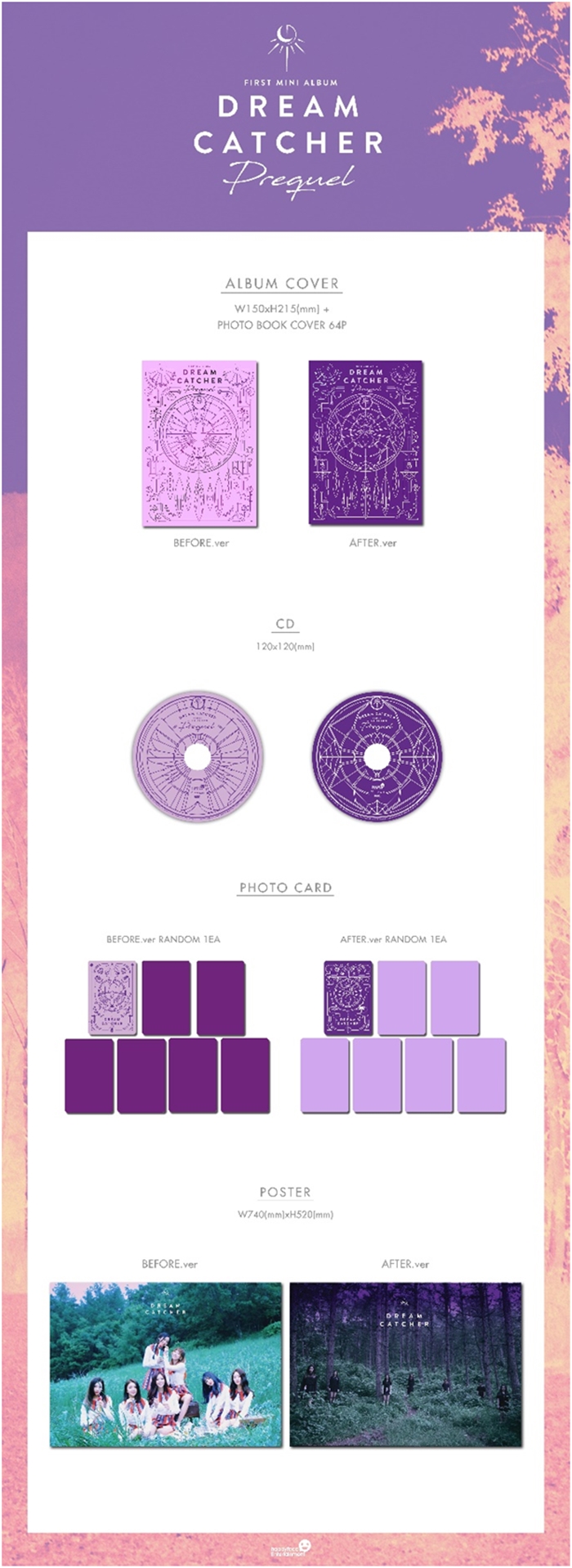 [PRE-ORDER] DREAMCATCHER - 1st Mini Album "PREQUEL" (BEFORE VER.)