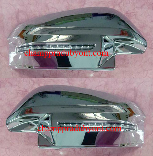 ครอบกระจกมองข้างมีไฟ TOYOTA FORUNTER 15-16