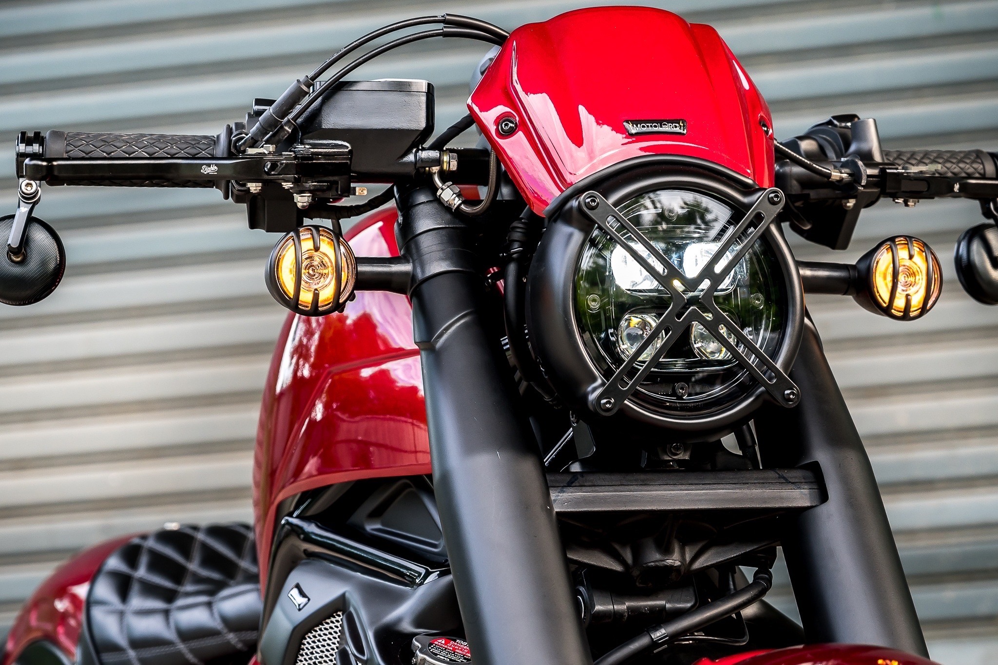 ครอบตะแกรงไฟหน้า(L3) Rebel300/500 2021 MotolordD 1,300