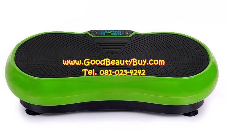เครื่องออกกำลังกายระบบสั่น เครื่องออกกำลังกายรุ่นใหม่ล่าสุด รุ่นบางพิเศษ Ultra Thin Crazy Fit Massager (Vibration Plate)