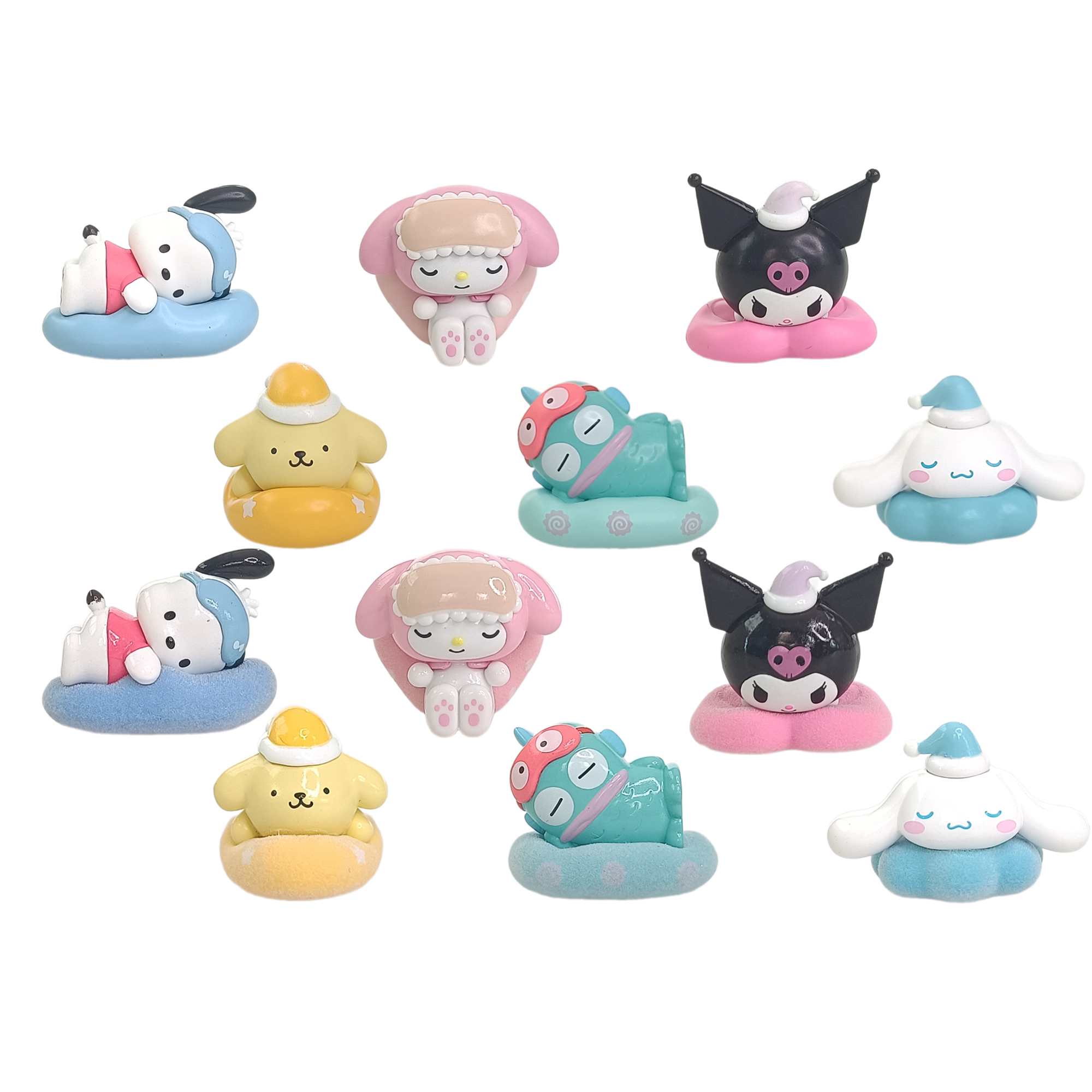 Gachapon Sweet Dream Series Sanrio Moetch Bean mini กาชาปองซานริโอ กล่องสุ่มฝันหวาน การ์ตูนซานริโอขนาดเล็ก