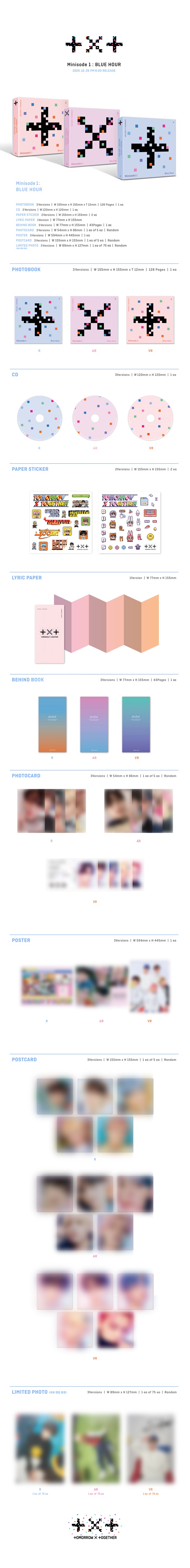 [PRE-ORDER] TXT (TOMORROW X TOGETHER) - MINISODE 1 : "BLUE HOUR"