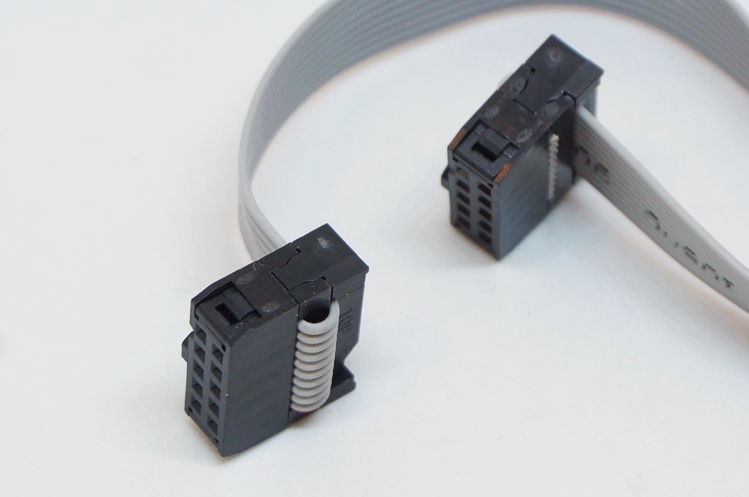 สายแพร์พ้อมเข้าหัว SIP 10pin ยาว 60cm (ระยะห่างระหว่างขา 2.54mm)