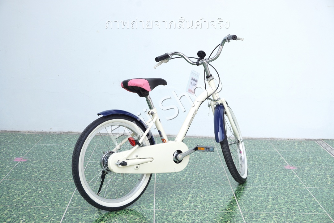 จักรยานเด็กญี่ปุ่น - ล้อ 18 นิ้ว - ไม่มีเกียร์ - สีครีม [จักรยานมือสอง]