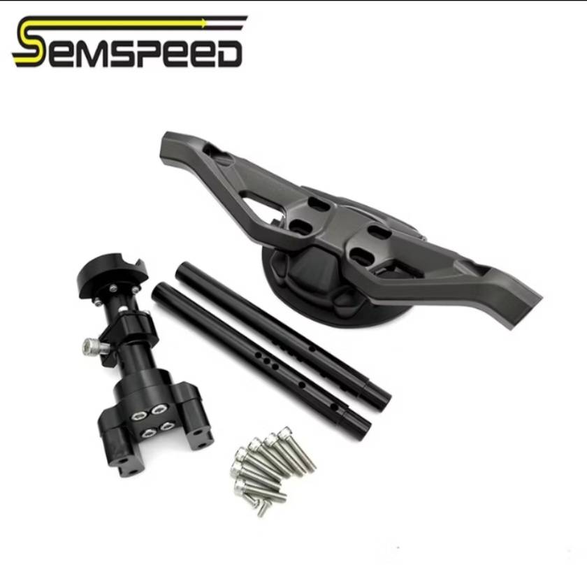 แฮนด์บาร์รถจักรยานยนต์【SEMSPEED】สําหรับNMAX155 NMAX v1 2020-2024 ราคา2550