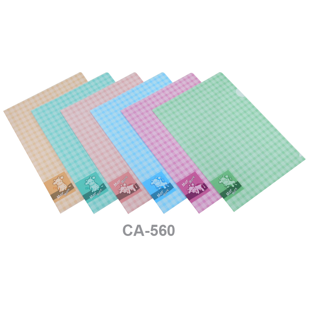 แฟ้มซอง A4 พิมพ์ลายสก็อตคละลาย