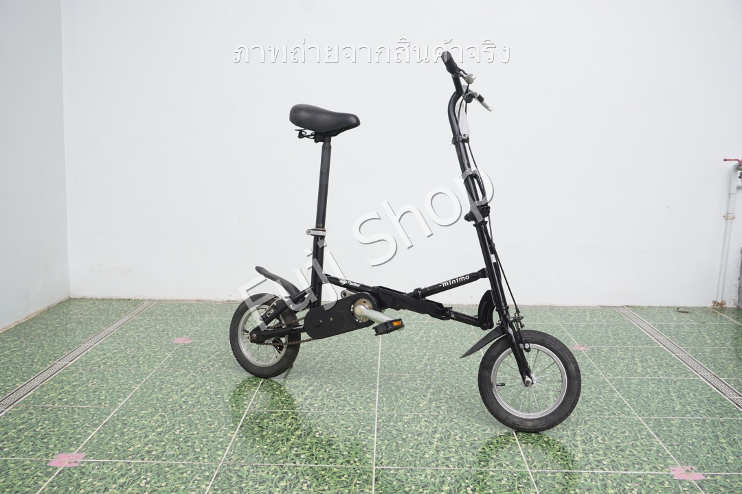 จักรยานพับได้ญี่ปุ่น- ล้อ 12.5 นิ้ว - ไม่มีเกียร์ - My Pallas - สีดำ [จักรยานมือสอง]