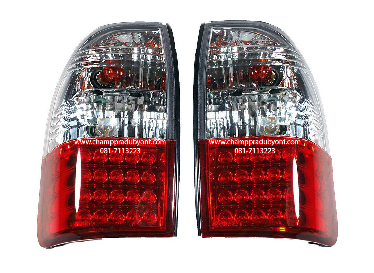 ไฟท้าย MITSUBISHI STRADA ขาวแดง LED