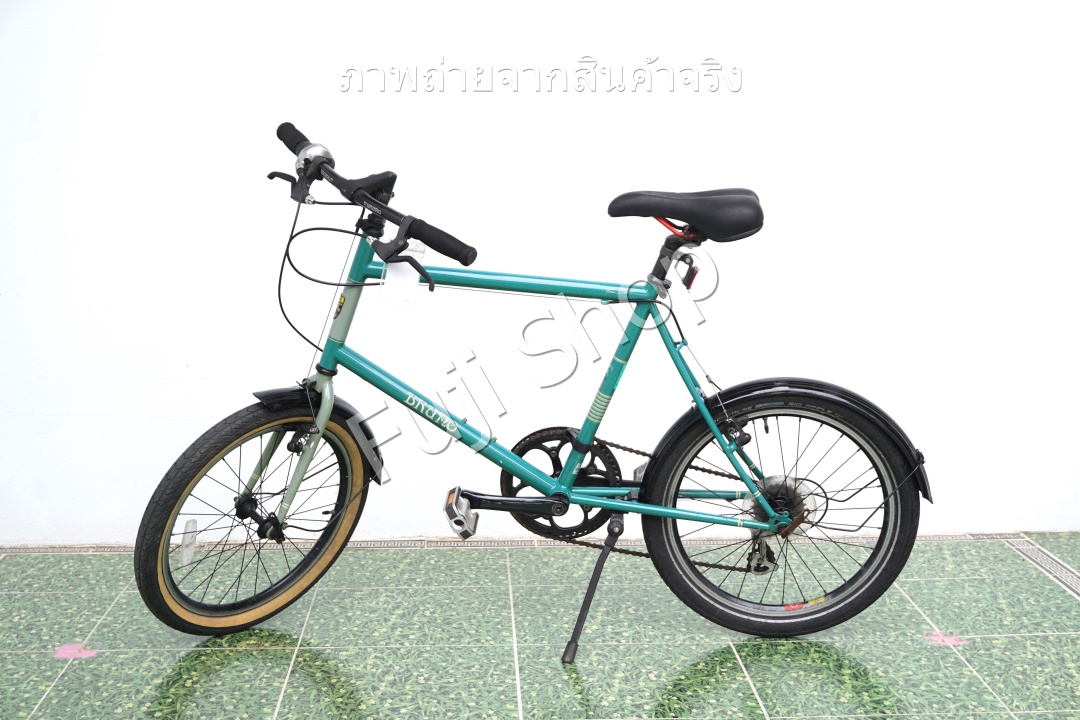 จักรยานญี่ปุ่น - ล้อ 20 นิ้ว - มีเกียร์ - Bruno - สีเขียว [จักรยานมือสอง]