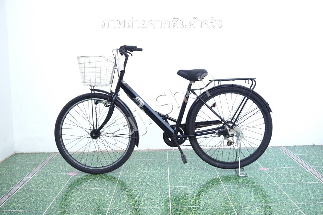 จักรยานแม่บ้านญี่ปุ่น - ล้อ 27.5 นิ้ว - มีเกียร์ - Neosage - สีดำ [จักรยานมือสอง]