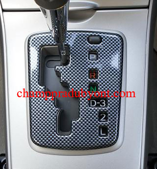 ครอบเกียร์ TOYOTA ALTIS 08-13 ลายเคฟล่า