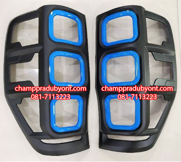 ครอบไฟท้าย FORD RANGER 2012-2015 ดำขอบฟ้า