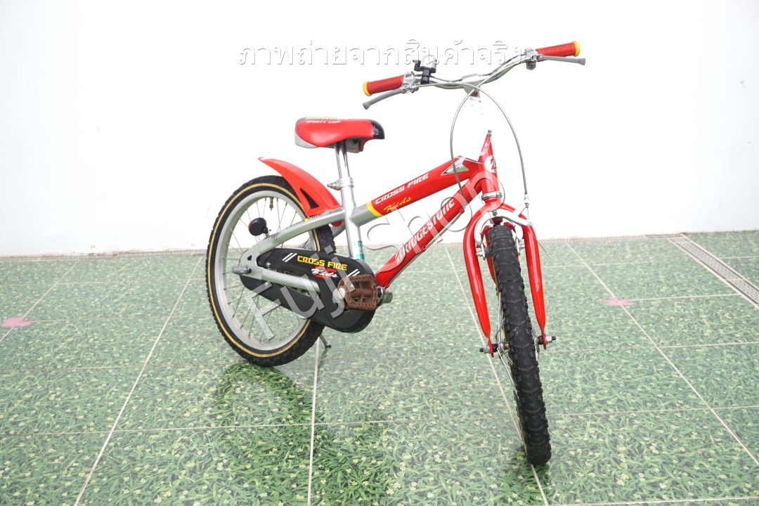 จักรยานเด็กญี่ปุ่น- ล้อ 18 นิ้ว - ไม่มีเกียร์ - Bridgestone - สีแดง [จักรยานมือสอง]