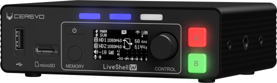 LiveShell W LiveStreaming Encoder with 2 Video Input