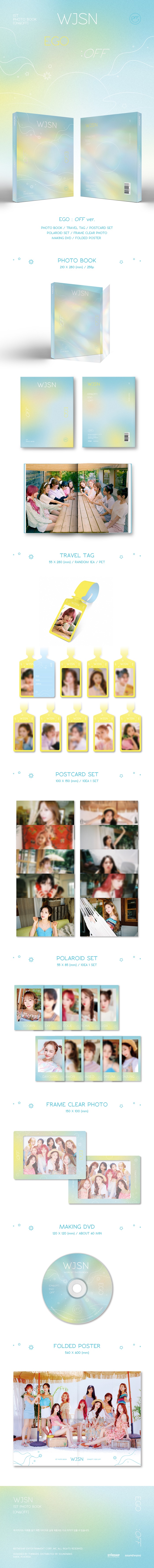 [PRE-ORDER] COSMIC GIRLS (WJSN) - 1st PHOTOBOOK "ON&OFF"