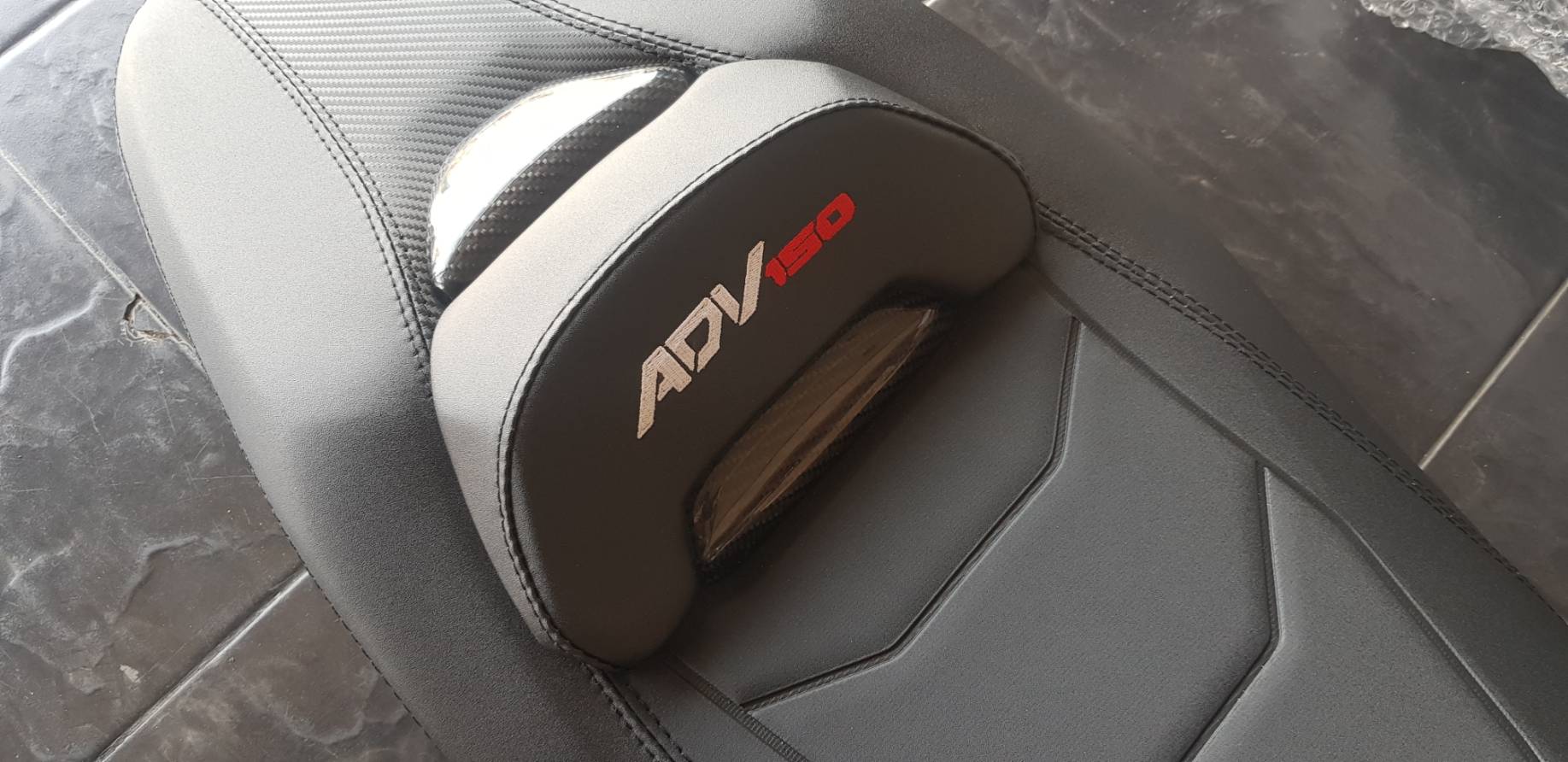 เบาะสปอร์ตเครฟล่าโครงเทียม ADV คาดลาย BM หน่อยวัดด่านราคา3500 ขายขาด