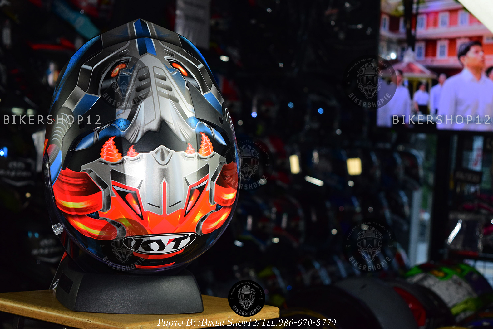 หมวกกันน็อค KYT ลาย Magnet Matt