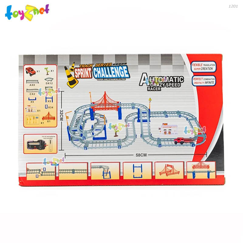 Toyznet B/O TRACK SERIES SPRINT CHALLENGE (RED) No.1201